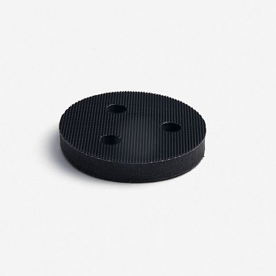 Подложка промежуточная 75 mm T10mm STANDARD на липучке, 3отв, черная мягкая ICAR V S BLACK ICPP.H3.75.10.IF.VS.GN.BLA